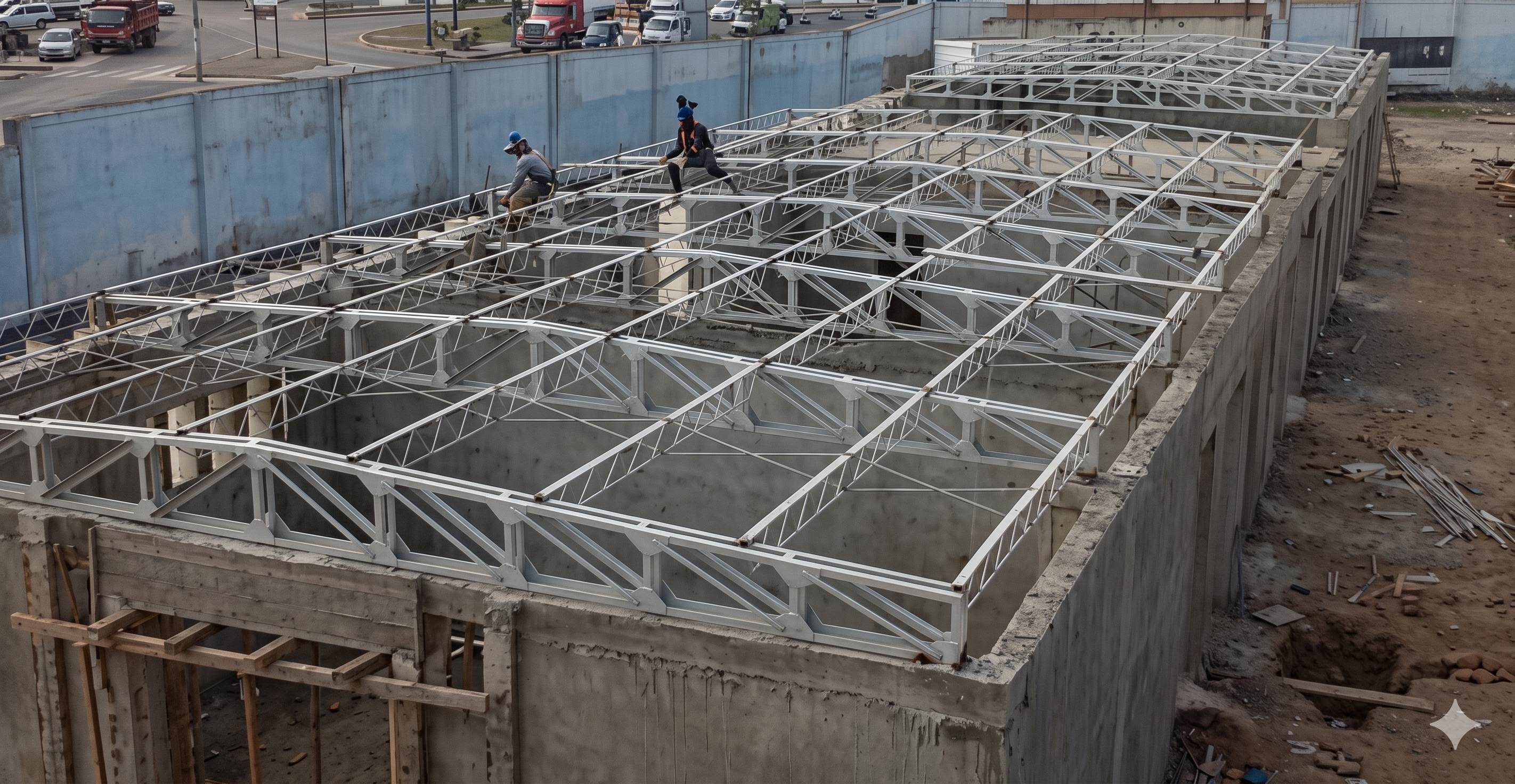 Construcción de Galpones
